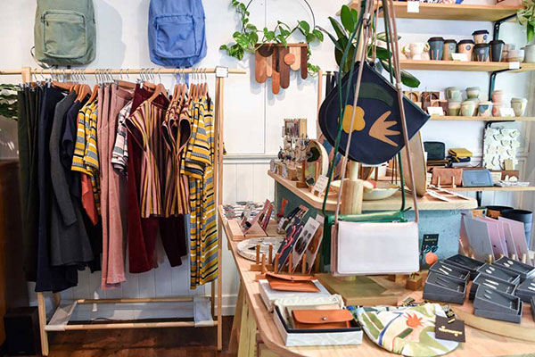 A photo of a SAIT alumni's retail clothing shop