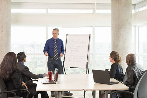 People in a board room