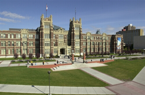 The outside of Heritage Hall.