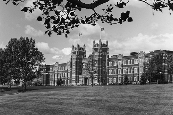 vintage photo of Heritage Hall building