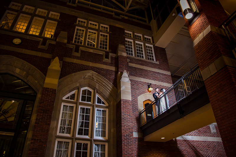 Bride and groom in Stan Grad