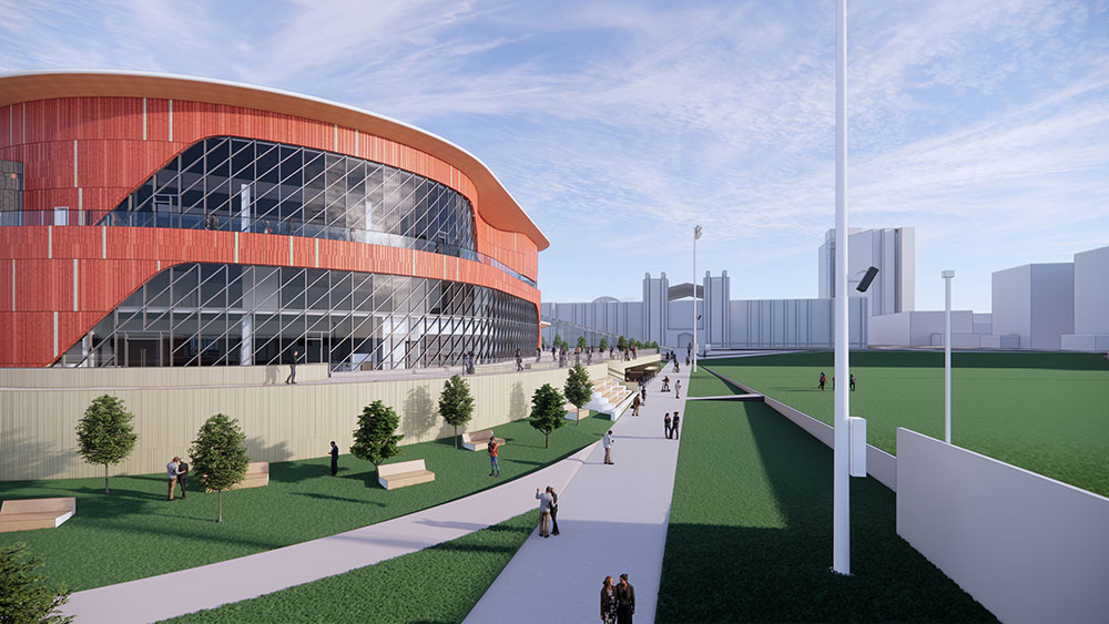 tfcc rendering view of heritage hall