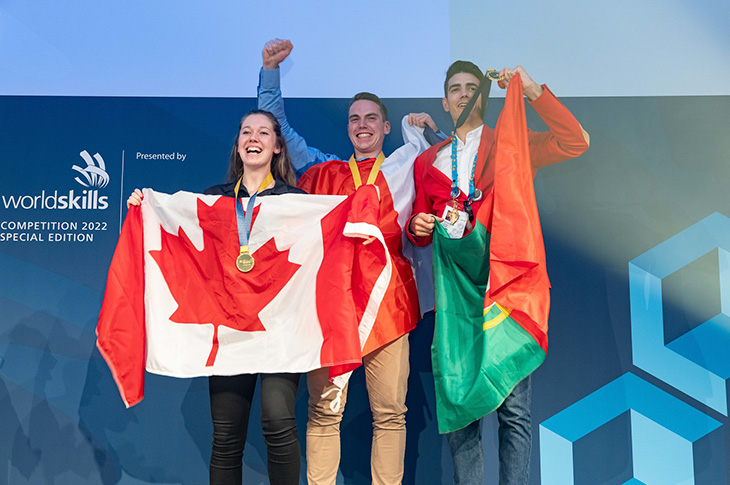 SAIT student at WorldSkills 2022