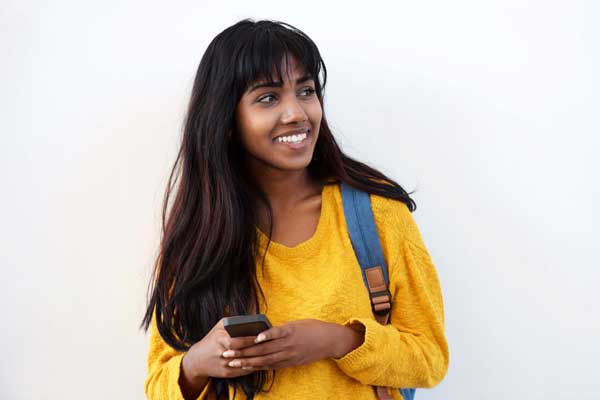 An English Language Foundations student at SAIT