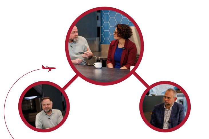 deans and academic chairs are seen in a graphic with connected circles